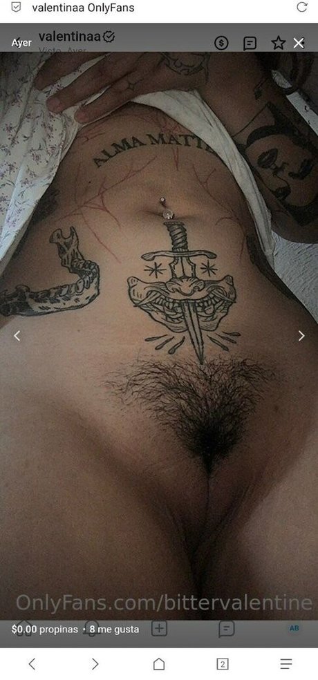 Nahá fotka uniklých OnlyFans od Bittervalentine