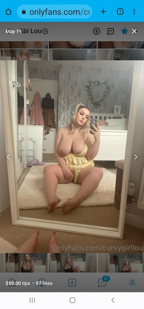 Photo nue de fuite OnlyFans de Curvygirllou