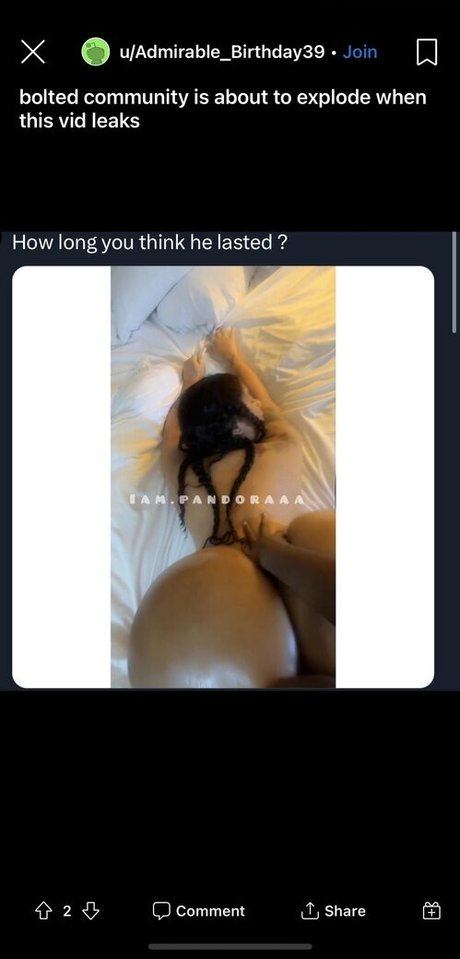 Alasti lekkinud OnlyFans-i pilt Iampandoraaa