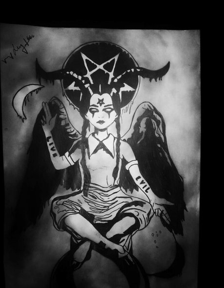 Naken lekkede OnlyFans-bilde av Astarothluciferam