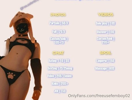 Foto desnuda filtrada de OnlyFans de Freeusefemboy02