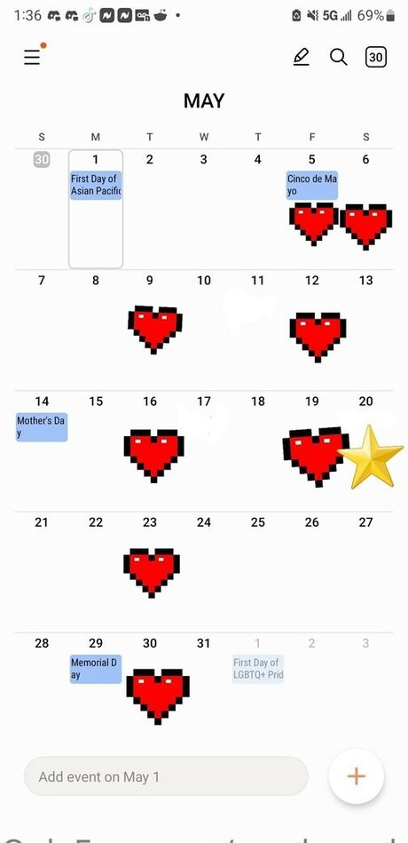 Naakte gelekte OnlyFans-foto van Mochmochii