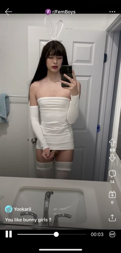 Naken lekkede OnlyFans-bilde av Yookarii3