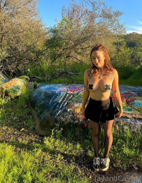 Naken lekkede OnlyFans-bilde av Jayandcayfux