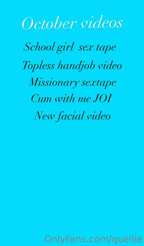 Quellie OnlyFansリークヌード写真