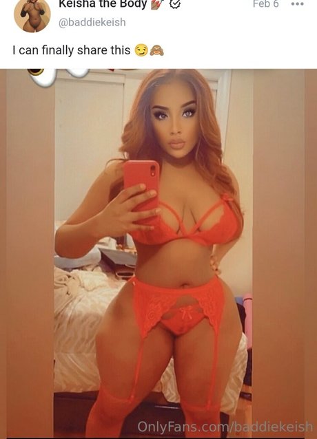 Baddiekeish naked leaks OnlyFans pic