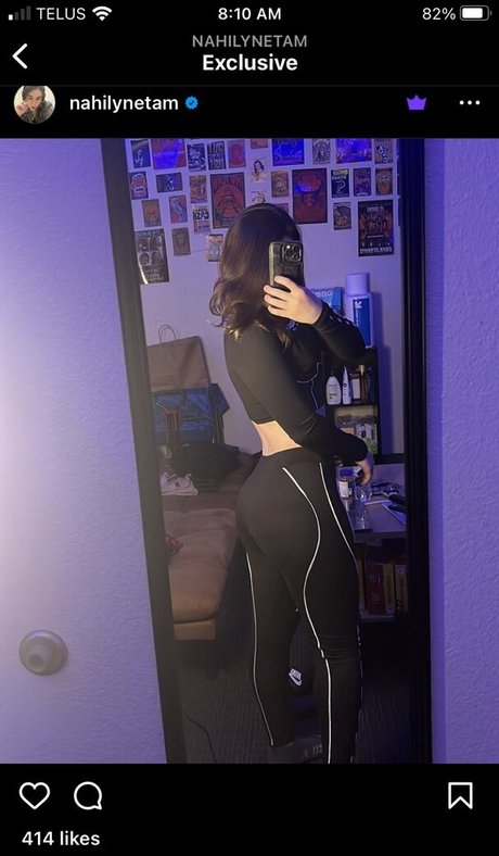 Nacktes geleaktes OnlyFans-Foto von Nahilynetam